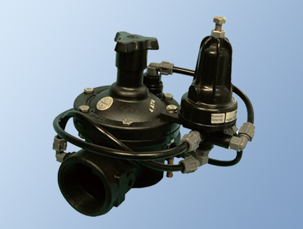 Pressure reducing valve with solenoid control