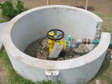 取水栓と取水管