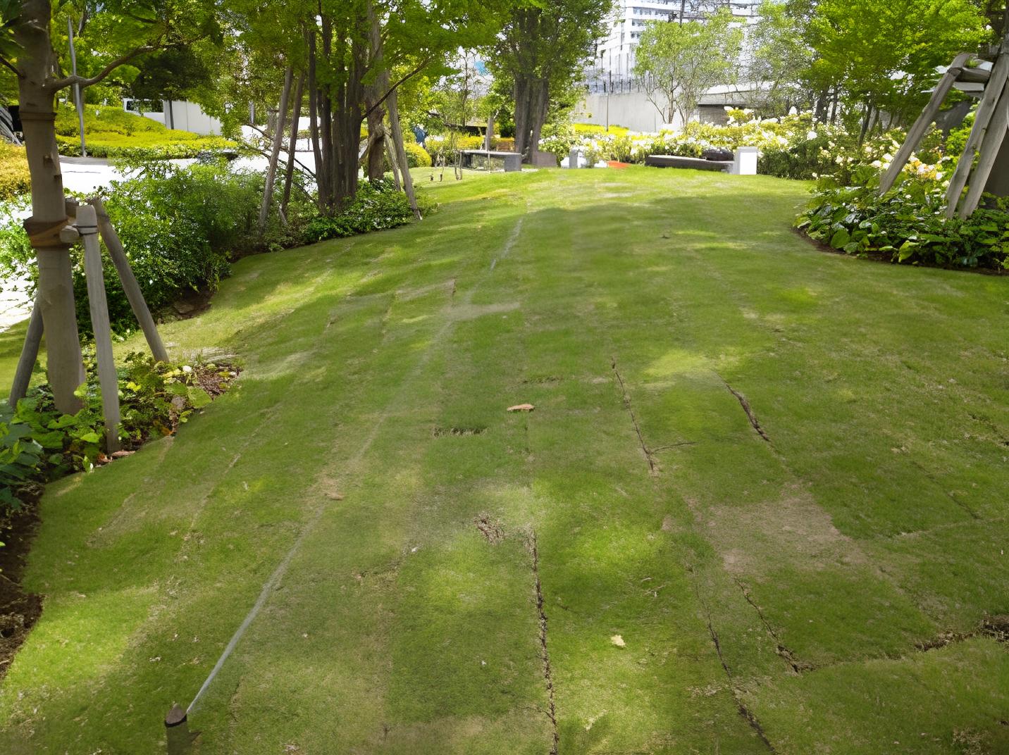 【植栽/植樹帯かん水】マンション植栽の自動かん水（東京）
